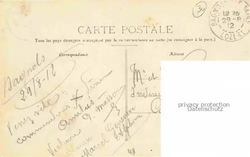 AK / Ansichtskarte Bagnols-les-Bains MENDE 48 Lozere Rives du Lot