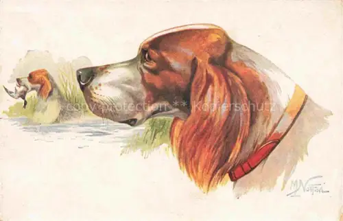 AK / Ansichtskarte Jagd Chasse Hunting Hund 