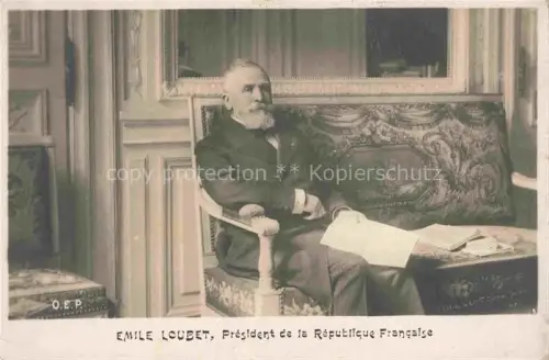 AK / Ansichtskarte Politik France Paris Emile Loubet President 