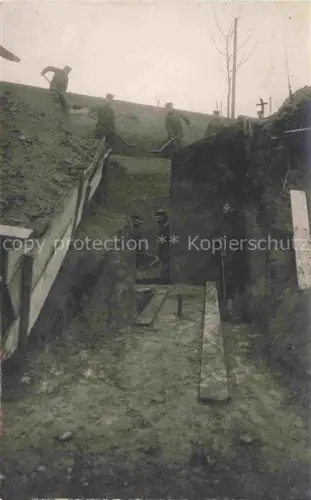 AK / Ansichtskarte Militaria Schuetzengraben 