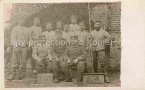 AK / Ansichtskarte CHEMNITZ Sachsen Landwehr WK1 Soldatenleben