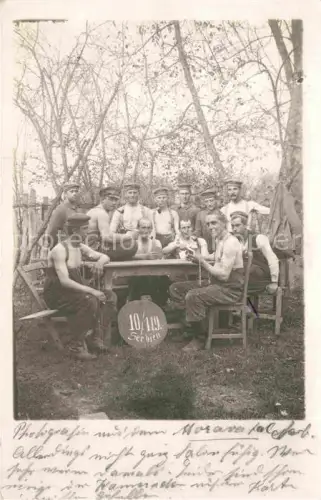 AK / Ansichtskarte Serbien Serbija WK1 Soldatenleben Grenadier Regiment 119 