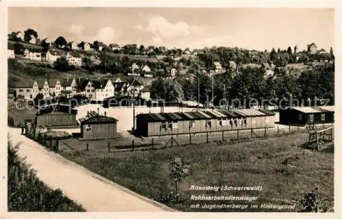 AK / Ansichtskarte Altensteig Schwarzwald RAD Jugendherberge