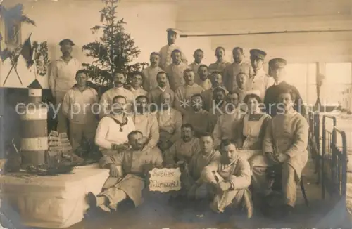 AK / Ansichtskarte KIEL Feldweihnacht Lazarett WK1