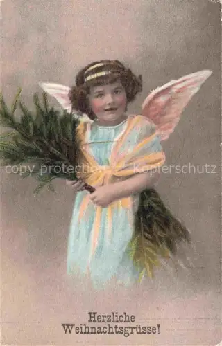 AK / Ansichtskarte Weihnachten Christmas X-Mas Noel Kinder Engel Litho