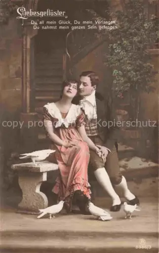 AK / Ansichtskarte Foto RPH Nr. 5386/3 Liebesgefluester Tauben 