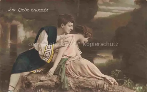 AK / Ansichtskarte Foto RPH Nr. 5387/3 zur Liebe erwacht 