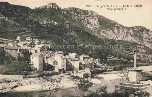 AK / Ansichtskarte Les Vignes FLORAC 48 Lozere Vue générale