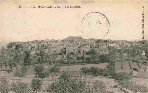 AK / Ansichtskarte Monflanquin Villeneuve-sur-Lot 47 Lot-et-Garonne Vue générale