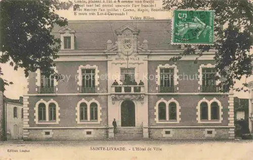 AK / Ansichtskarte Sainte-Livrade-sur-Lot Villeneuve-sur-Lot 47 Lot-et-Garonne Hôtel de Ville
