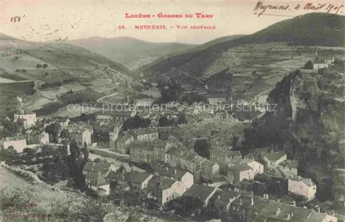 AK / Ansichtskarte Meyrueis Meyruies Florac 48 Lozere Vue générale Les Gorges du Tarn