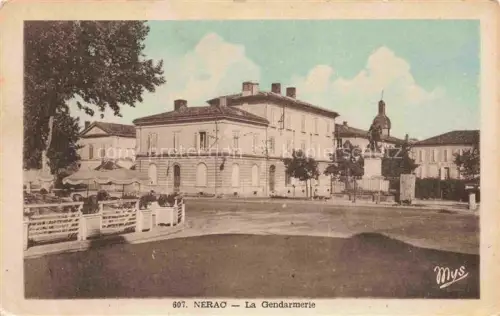 AK / Ansichtskarte NERAC-EN-ALBRET 47 Lot-et-Garonne La Gendarmerie Monument