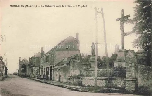 AK / Ansichtskarte Montjean-sur-Loire CHOLET 49 Maine-et-Loire Le Calvaire vers la Loire Croix