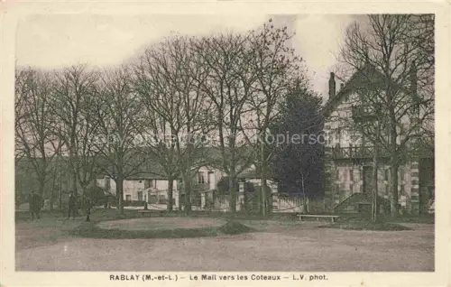 AK / Ansichtskarte Rablay-sur-Layon ANGERS 49 Maine-et-Loire Le Mail vers les Coteaux