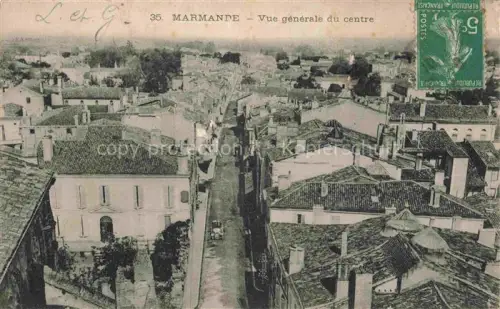 AK / Ansichtskarte MARMANDE 47 Lot-et-Garonne Vue générale du centre