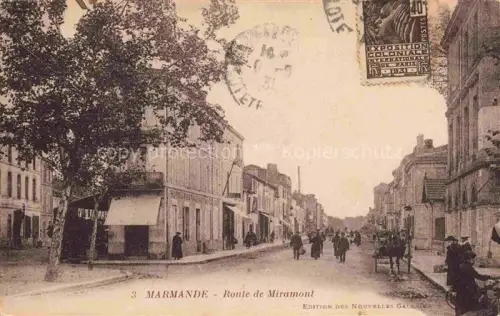 AK / Ansichtskarte MARMANDE 47 Lot-et-Garonne Route de Miramont