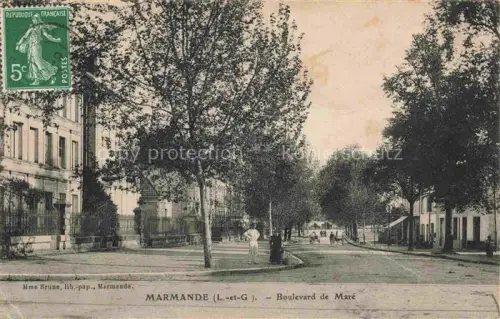 AK / Ansichtskarte MARMANDE 47 Lot-et-Garonne Boulevard de Maré