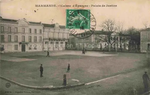 AK / Ansichtskarte MARMANDE 47 Lot-et-Garonne Caisse d'Epargne Palais de Justice