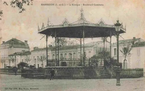 AK / Ansichtskarte MARMANDE 47 Lot-et-Garonne Le Kiosque Boulevard Gambetta