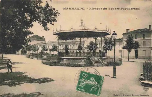 AK / Ansichtskarte MARMANDE 47 Lot-et-Garonne Kiosque du Square Puygueraud