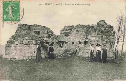 AK / Ansichtskarte Penne-d Agenais Villeneuve-sur-Lot 47 Lot-et-Garonne Ruines du Château du Roy