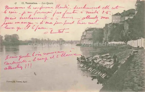 AK / Ansichtskarte Tonneins Marmande 47 Lot-et-Garonne Les quais