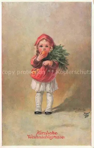AK / Ansichtskarte FIALKOWSKA Wally Kuenstlerkarte Nr. 1168  Primus Postkarte Weihnachtsgruesse Kind