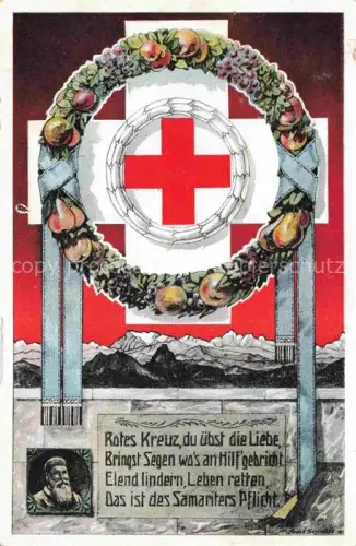 AK / Ansichtskarte SCHINDLER Andre Kuenstlerkarte Roter Kreuz Schweiz