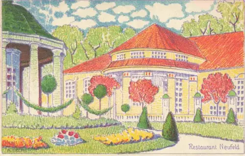 AK / Ansichtskarte Landesausstellung Bern 1914 Restaurant Neufeld 