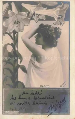 AK / Ansichtskarte Foto Reutlinger Paris Nr. Darcy Frau Lilien 