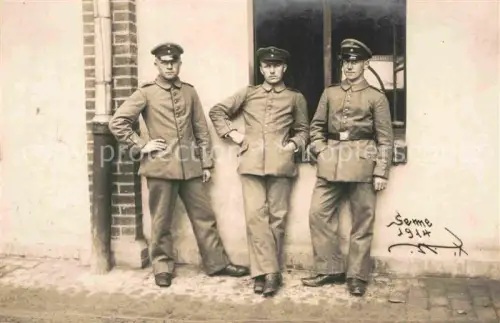 AK / Ansichtskarte Sennelager Paderborn Militaercamp Offiziere Foto