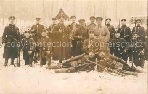 AK / Ansichtskarte Burbach Saarbruecken Saarland Militaria Gruppenfoto