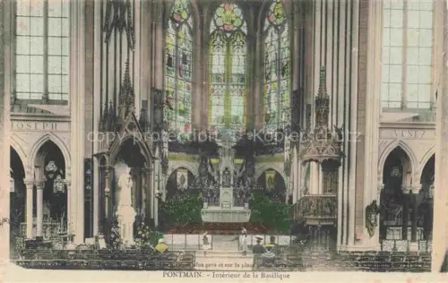 AK / Ansichtskarte Pontmain MAYENNE 53 Mayenne Interieur de la Basilique