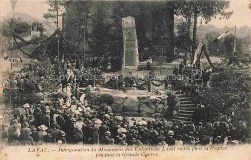 AK / Ansichtskarte LAVAL  53 Mayenne Inauguration du Monument des Enfants de Laval morts pour la France pendant la Grande Guerre