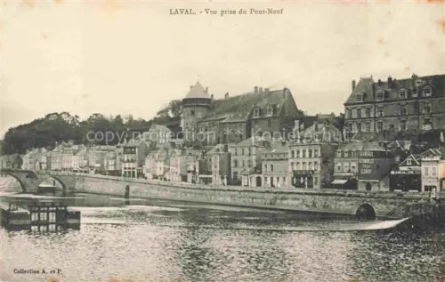 AK / Ansichtskarte LAVAL  53 Mayenne Vue prise du Pont Neuf
