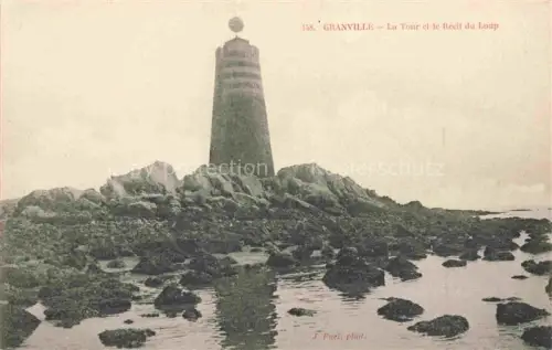AK / Ansichtskarte GRANVILLE 50 Manche La Tour et le Recif du Loup