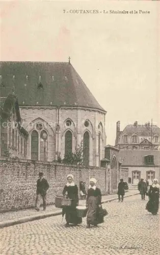 AK / Ansichtskarte Coutances 50 Manche Le Seminaire et la Poste