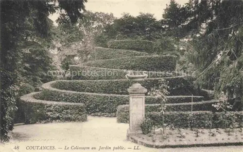 AK / Ansichtskarte Coutances 50 Manche Le Colimacon au Jardin public