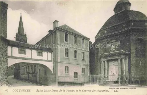 AK / Ansichtskarte Coutances 50 Manche Eglise Notre Dame de la Victoire et le Couvent des Augustins