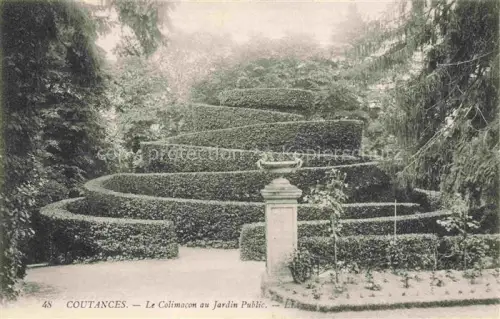 AK / Ansichtskarte Coutances 50 Manche Le Colimacon au Jardin Public