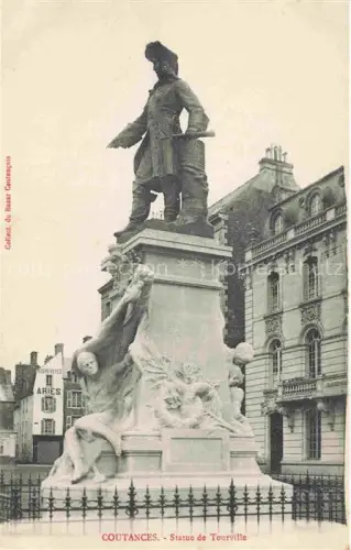 AK / Ansichtskarte Coutances 50 Manche Statue de Tourville