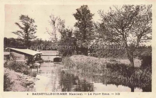 AK / Ansichtskarte BARNEVILLE-SUR-MER Barneville-Carteret 50 Manche Le Pont Rose