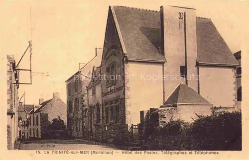 AK / Ansichtskarte La Trinite-sur-Mer Lorient 56 Morbihan Hotel des Postes Telegraphes et Telephones