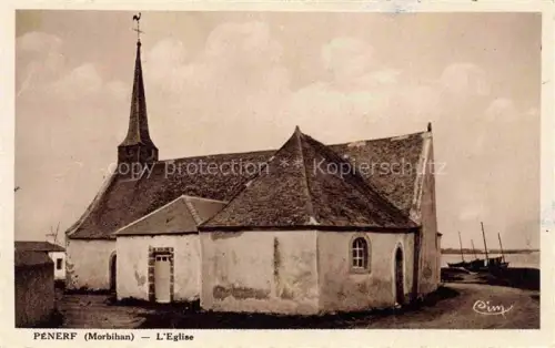 AK / Ansichtskarte Penerf-Damgan VANNES 56 Morbihan Eglise