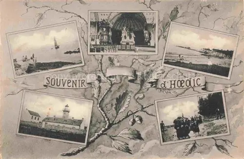 AK / Ansichtskarte Hoedic LORIENT 56 Morbihan Souvenir d'Hoedic