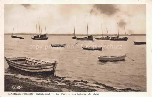 AK / Ansichtskarte Penerf-Damgan VANNES 56 Morbihan Le Port Les bateaux de peche
