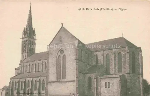 AK / Ansichtskarte Carentoir Vannes 56 Morbihan Eglise
