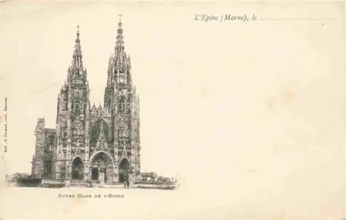 AK / Ansichtskarte L Epine Chalons-en-Champagne 51 Marne Notre Dame de l'Epine