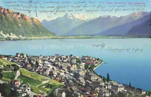 AK / Ansichtskarte MONTREUX  VD Vue generale