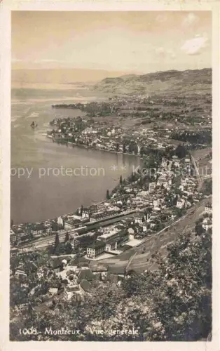 AK / Ansichtskarte MONTREUX  VD Vue generale
